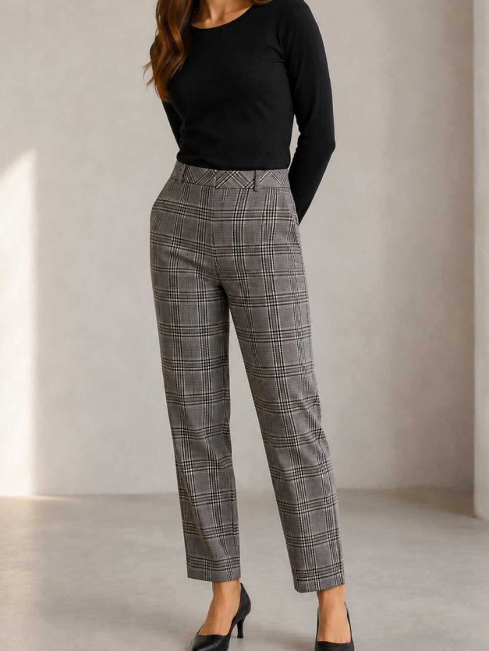 H&M Plaid Trousers